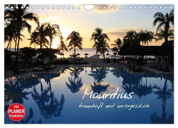 Produktbild: Mauritius - traumhaft und unvergesslich (Wandkalender 2026 DIN A4 quer), CALVENDO Monatskalender
