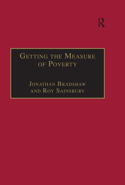 Produktbild: Getting the Measure of Poverty