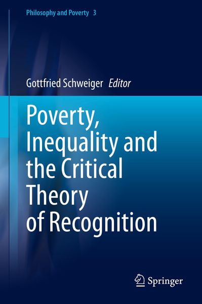 Produktbild: Poverty, Inequality and the Critical Theory of Recognition