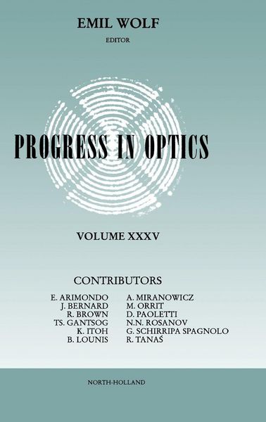 Produktbild: Progress in Optics Volume 35