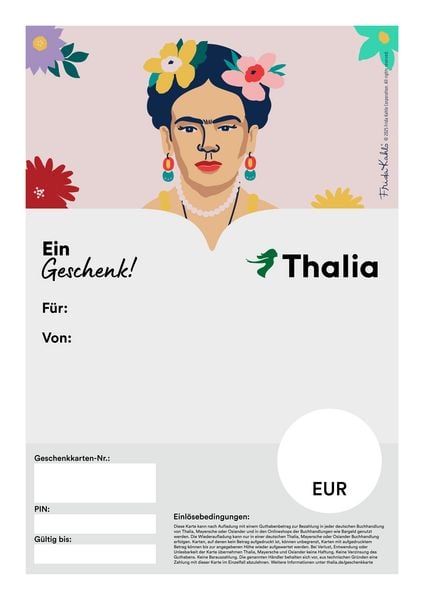 Geschenkkarte Frida Kahlo PDF