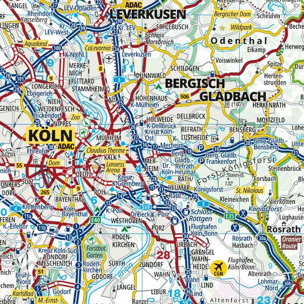 Produktbild: ADAC Kompaktatlas 2027/2028 Deutschland 1:250.000