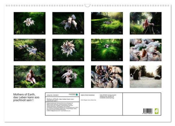 Produktbild: Mothers of Earth, das Leben kann soo prachtvoll sein ! (Wandkalender 2026 DIN A2 quer), CALVENDO Monatskalender