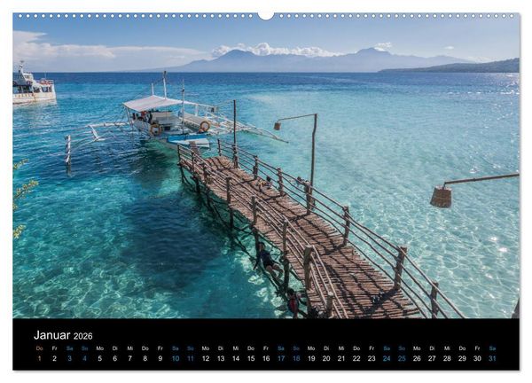 Produktbild: Philippinen Foto Wandkalender 2026 (Wandkalender 2026 DIN A2 quer), CALVENDO Monatskalender