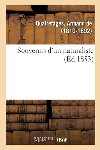 Produktbild: Souvenirs d'un naturaliste