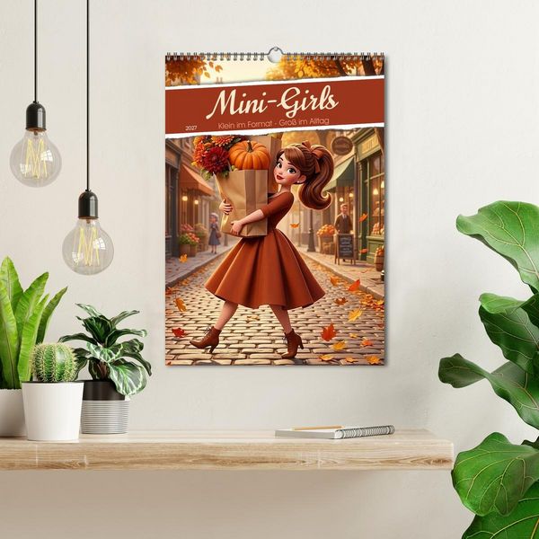 Produktbild: Mini-Girls (Wandkalender 2027 DIN A3 hoch), CALVENDO Monatskalender
