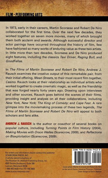 Produktbild: Films of Martin Scorsese and Robert De Niro