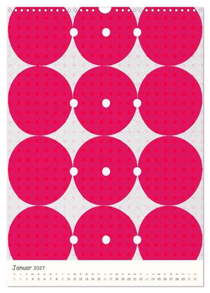 Produktbild: Punkt Punkt Punkt (Wandkalender 2027 DIN A3 hoch), CALVENDO Monatskalender