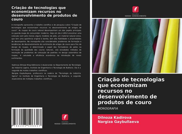 Produktbild: Cria&ccedil;&atilde;o de tecnologias que economizam recursos no desenvolvimento de produtos de couro