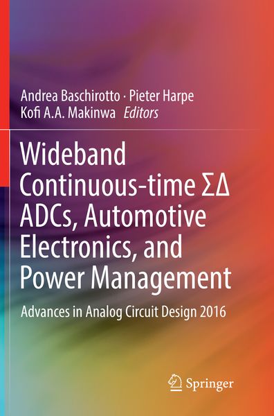 Produktbild: Wideband Continuous-time &Sigma;&Delta; ADCs, Automotive Electronics, and Power Management