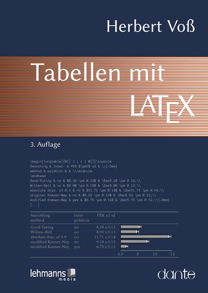 Produktbild: Tabellen mit LaTeX