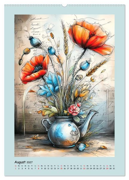 Produktbild: Kleine Wunder. Fantasie zwischen Zeit, Herz und Poesie (Wandkalender 2027 DIN A2 hoch), CALVENDO Monatskalender