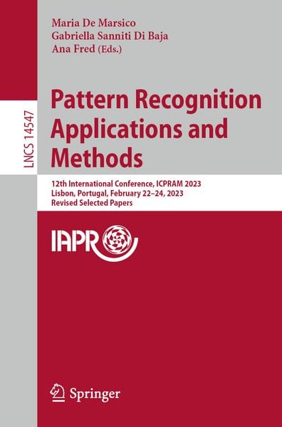 Produktbild: Pattern Recognition Applications and Methods