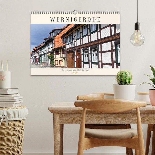 Produktbild: Wernigerode, die wundersch&ouml;ne Stadt im Harz (Wandkalender 2027 DIN A3 quer), CALVENDO Monatskalender