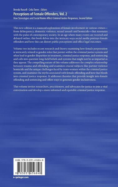 Produktbild: Perceptions of Female Offenders, Vol. 2