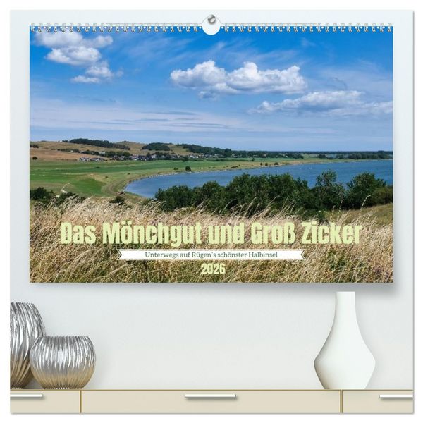 Produktbild: Das M&ouml;nchgut und Gro&szlig; Zicker (hochwertiger Premium Wandkalender 2026 DIN A2 quer), Kunstdruck in Hochglanz