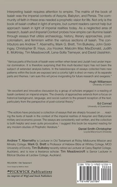 Produktbild: Isaiah and Imperial Context