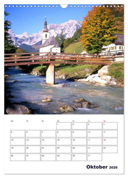 Produktbild: Sch&ouml;nes Land Bayern (Wandkalender 2026 DIN A3 hoch), CALVENDO Monatskalender