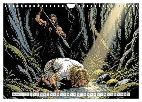 Produktbild: Die Nibelungen: Glanz und Verderben (Wandkalender 2027 DIN A4 quer), CALVENDO Monatskalender