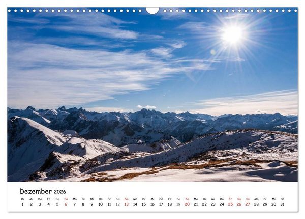 Produktbild: Unterwegs im Allg&auml;u (Wandkalender 2026 DIN A3 quer), CALVENDO Monatskalender