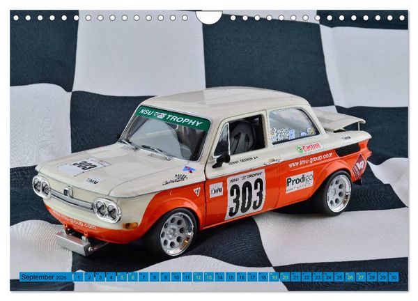 Produktbild: NSU TT CUP Auch im Kleinen ganz Gro&szlig; (Wandkalender 2026 DIN A4 quer), CALVENDO Monatskalender
