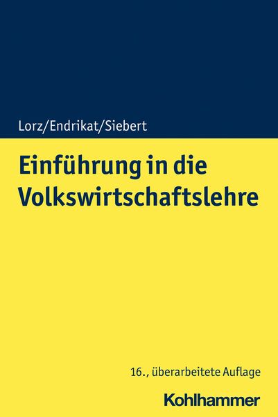 Produktbild: Einf&uuml;hrung in die Volkswirtschaftslehre