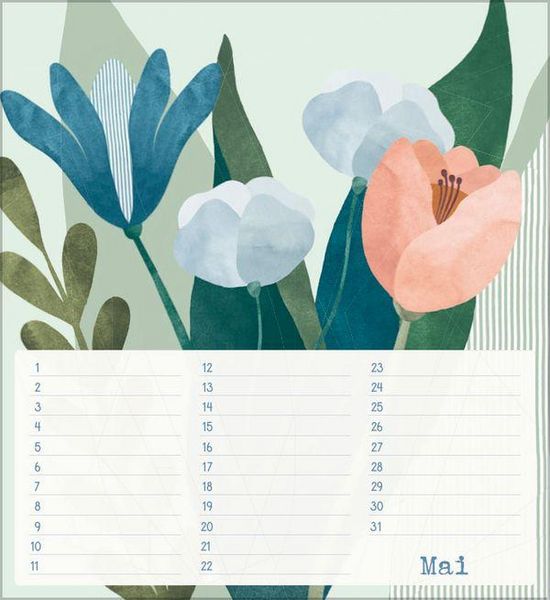 Produktbild: Geburtstagskalender Bloom