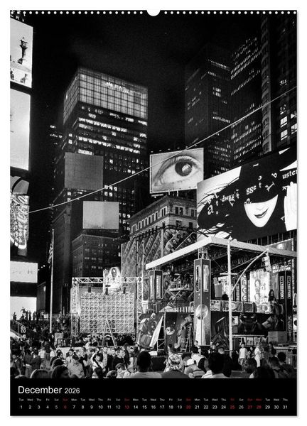 Produktbild: New York City (High Quality Premium Wall Calendar 2026 DIN A2 portrait),CALVENDO 12 Month Wall Calendar