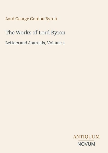 Produktbild: The Works of Lord Byron