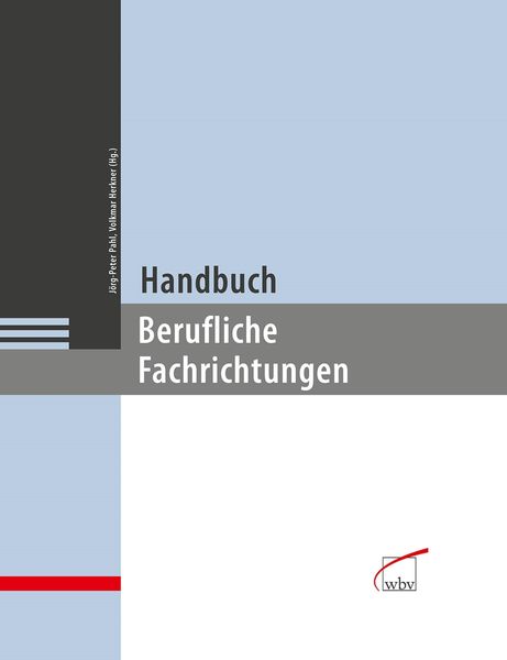 Produktbild: Handbuch berufliche Fachrichtungen