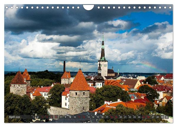 Produktbild: Das Baltikum - Unterwegs in faszinierenden Kulturlandschaften (Wandkalender 2026 DIN A4 quer), CALVENDO Monatskalender