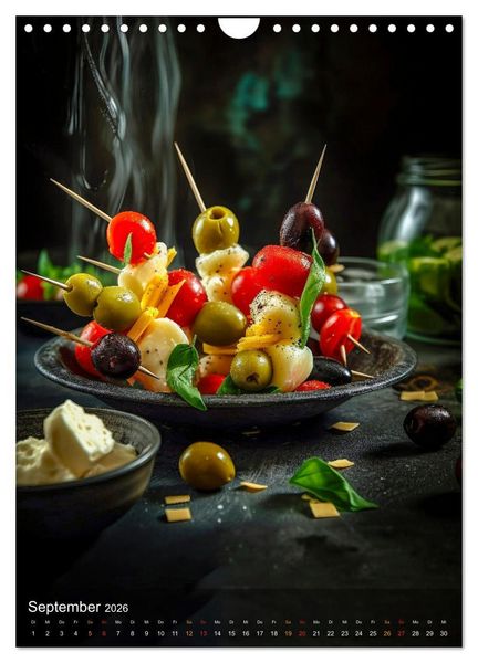 Produktbild: Cooles Fingerfood (Wandkalender 2026 DIN A4 hoch), CALVENDO Monatskalender