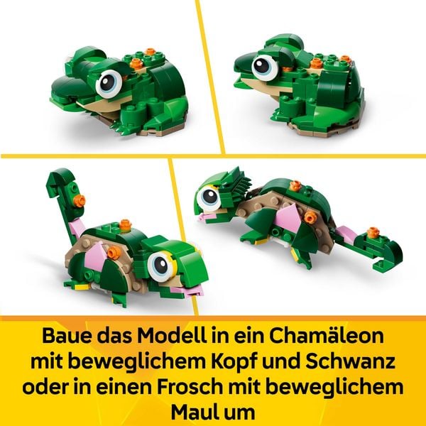Produktbild: LEGO Creator 3-in-1-Set 31377 Schildkr&ouml;te mit Seerose, Modellbau ab 7