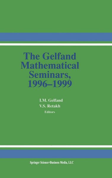 Produktbild: The Gelfand Mathematical Seminars, 1996-1999