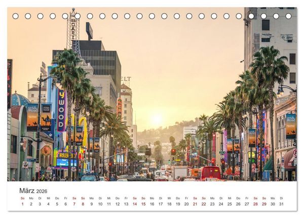 Produktbild: Kalifornien - The Golden State (Tischkalender 2026 DIN A5 quer), CALVENDO Monatskalender