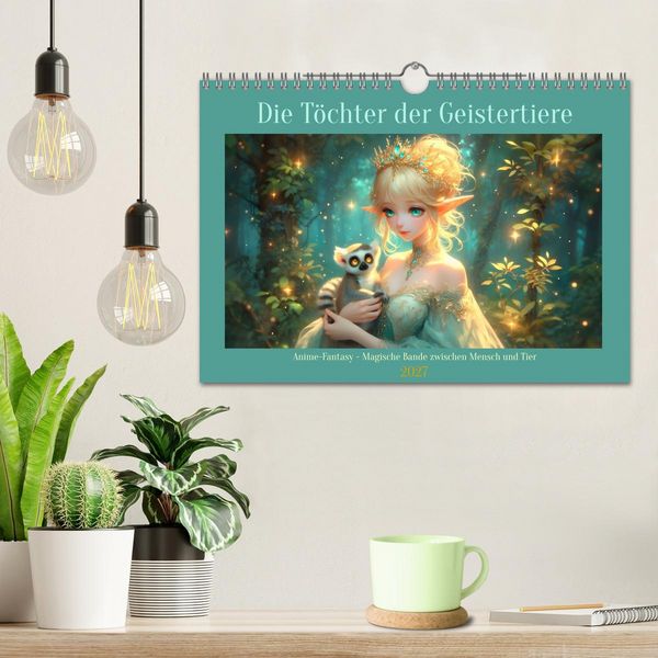Produktbild: Die T&ouml;chter der Geistertiere (Wandkalender 2027 DIN A4 quer), CALVENDO Monatskalender