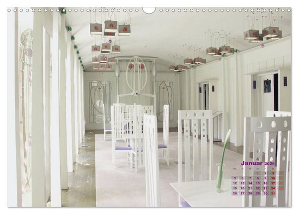 Produktbild: ArtDeco by Charles Rennie Mackintosh (Wandkalender 2026 DIN A3 quer), CALVENDO Monatskalender
