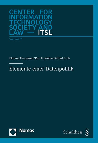 Produktbild: Elemente einer Datenpolitik