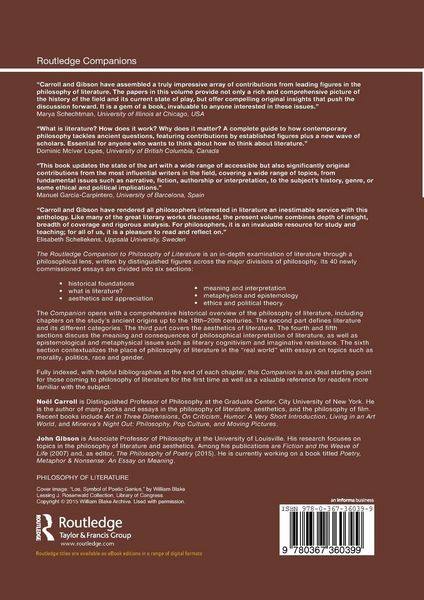 Produktbild: The Routledge Companion to Philosophy of Literature