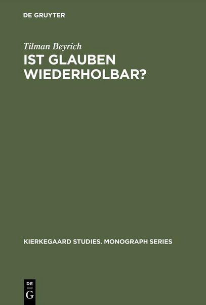 Produktbild: Ist Glauben wiederholbar?