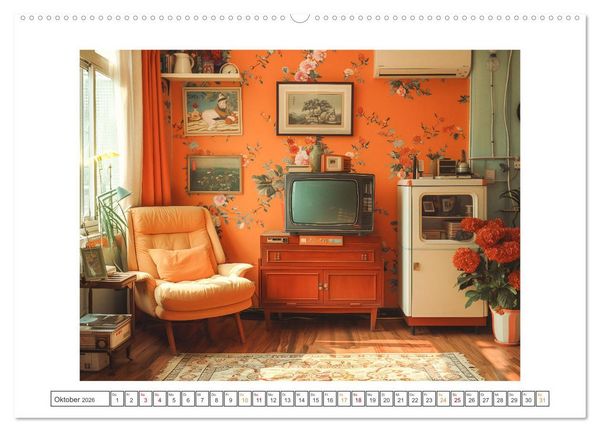 Produktbild: Ein Hauch von Nostalgie (Wandkalender 2026 DIN A2 quer), CALVENDO Monatskalender