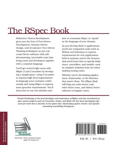 Produktbild: The Rspec Book