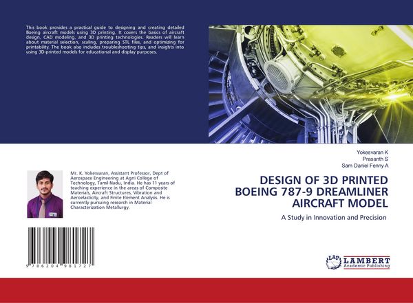Produktbild: Design Of 3d Printed Boeing 787-9 Dreamliner Aircraft Model