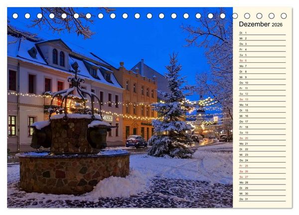 Produktbild: Spremberg - Perle der Lausitz (Tischkalender 2026 DIN A5 quer), CALVENDO Monatskalender