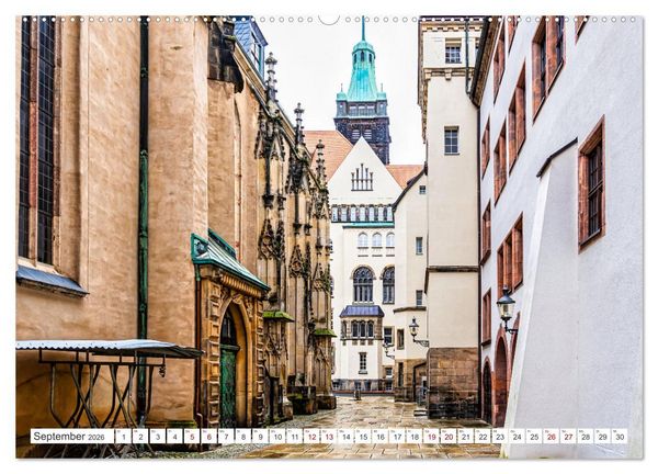 Produktbild: Kulturhauptstadt Chemnitz (hochwertiger Premium Wandkalender 2026 DIN A2 quer), Kunstdruck in Hochglanz