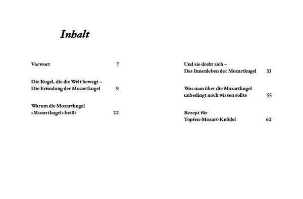 Das kleine Buch: Die Geschichte der Original Salzburger Mozartkugel