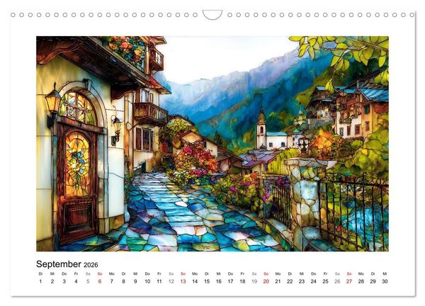 Produktbild: Die Farben der Berge (Wandkalender 2026 DIN A3 quer), CALVENDO Monatskalender
