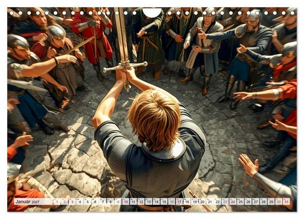 Produktbild: Camelot &ndash; Aufstieg und Fall einer Legende (Wandkalender 2027 DIN A4 quer), CALVENDO Monatskalender