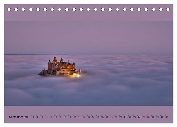 Produktbild: Fogscapes - magische Nebellandschaften (Tischkalender 2027 DIN A5 quer), CALVENDO Monatskalender
