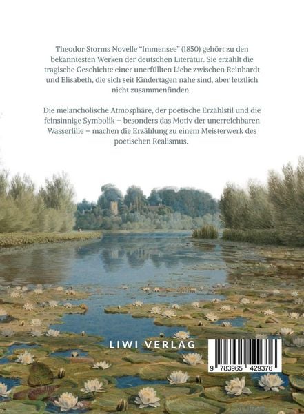 Produktbild: Theodor Storm: Immensee. Vollst&auml;ndige Neuausgabe